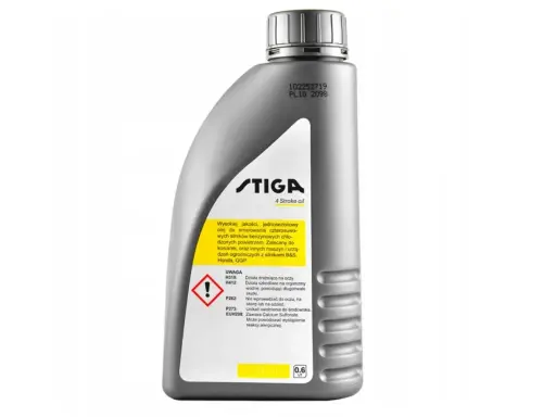 Olej STIGA 4 Stroke oil, 0.6L. Idealny olej do kosiarki czterosuwowej, zapewni długą żywotność silnika.